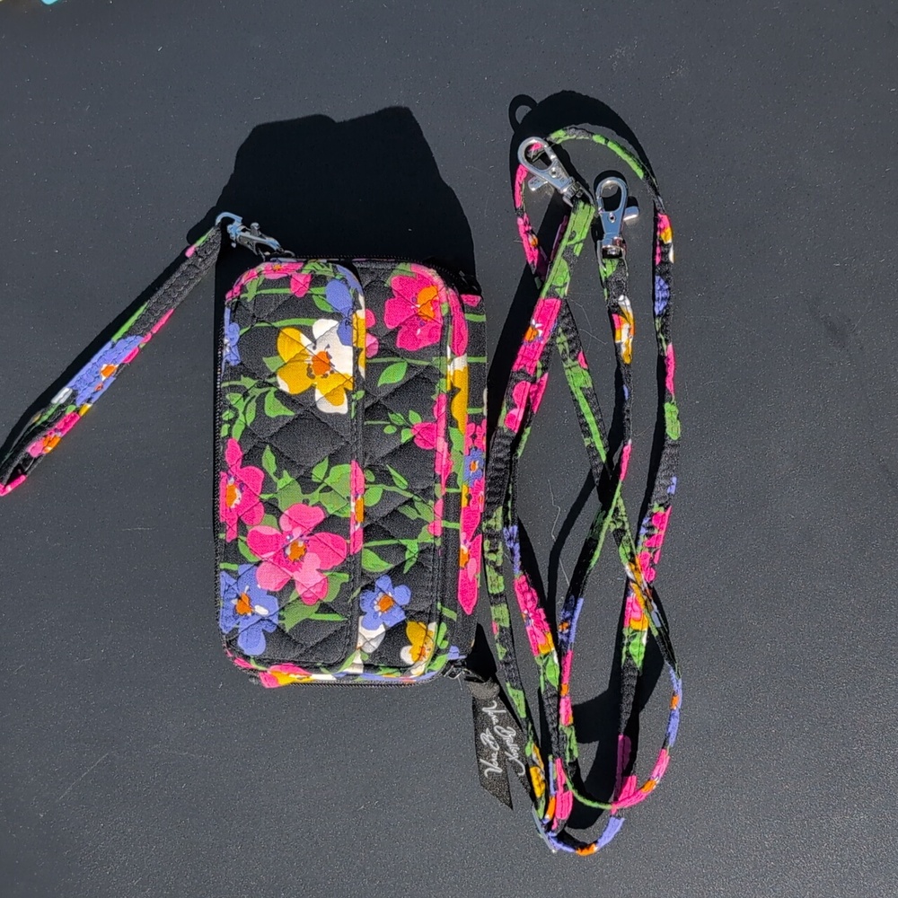 Vera Bradley Wildflower Garden Wallet Crossbody